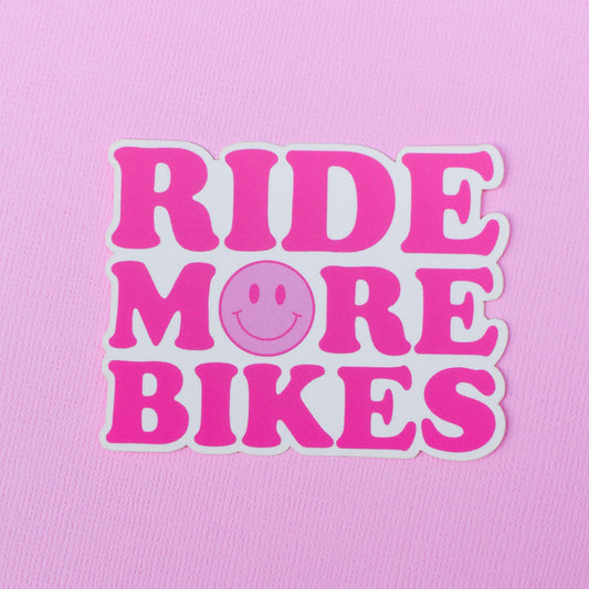 Ride More Bikes Sticker