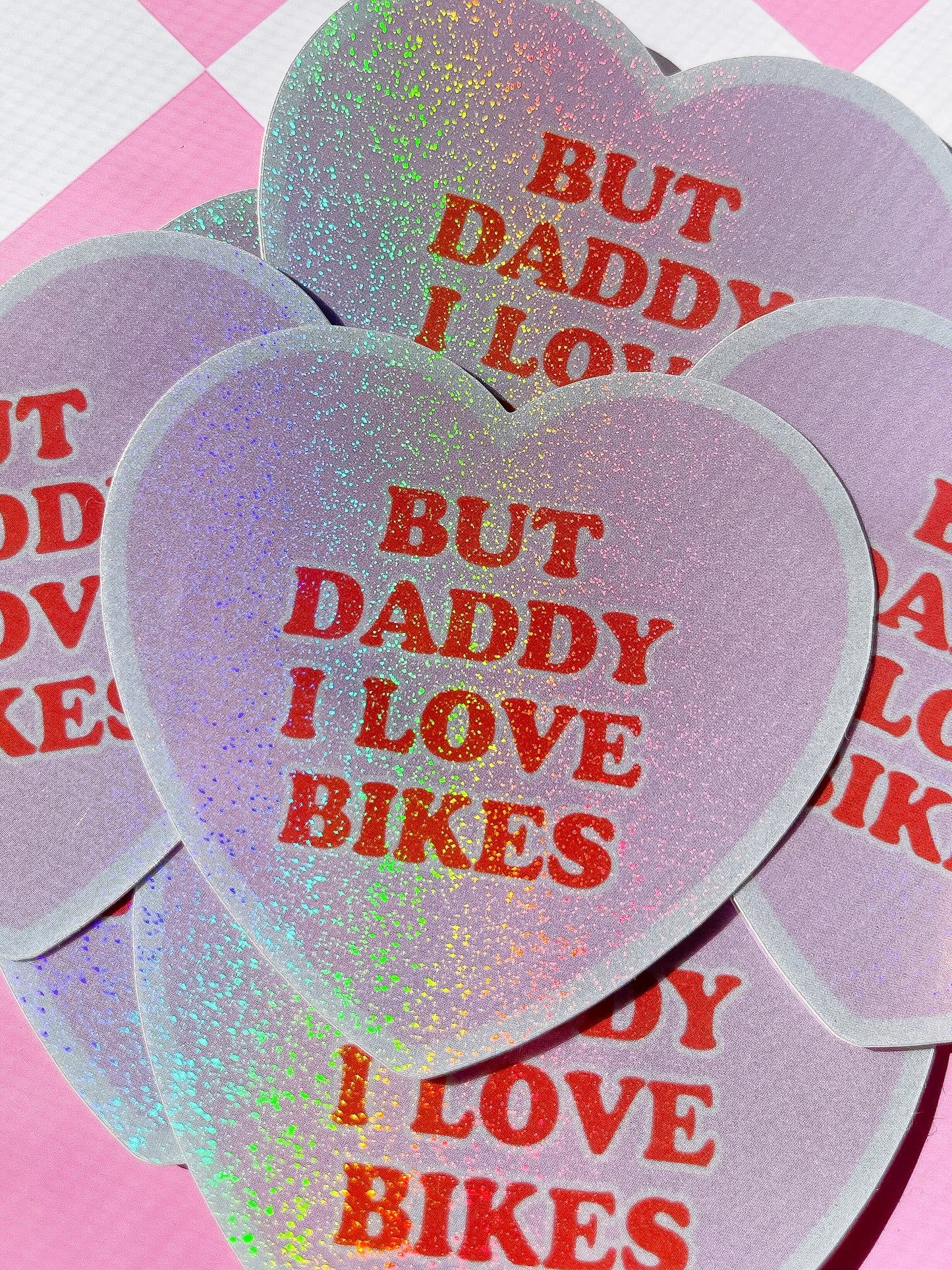 But Daddy, I Love Bikes! Sticker